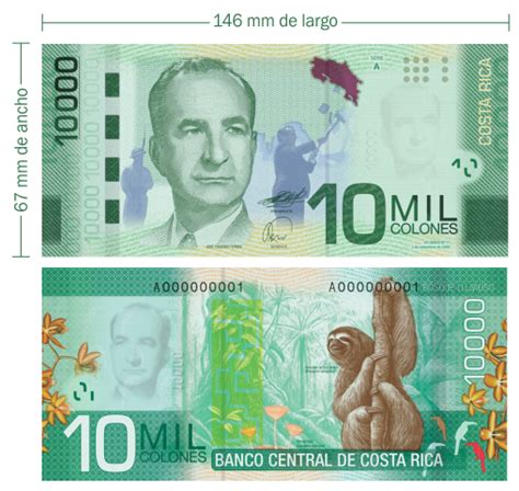 Numismatica: Imagenes de los nuevos billetes de Costa Rica