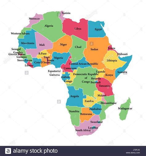 object africa illustration outline map atlas map of the ...