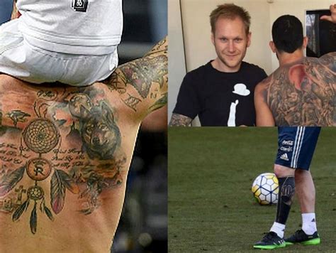 Obras de arte: Sergio Ramos, Messi y los tatuajes más ...