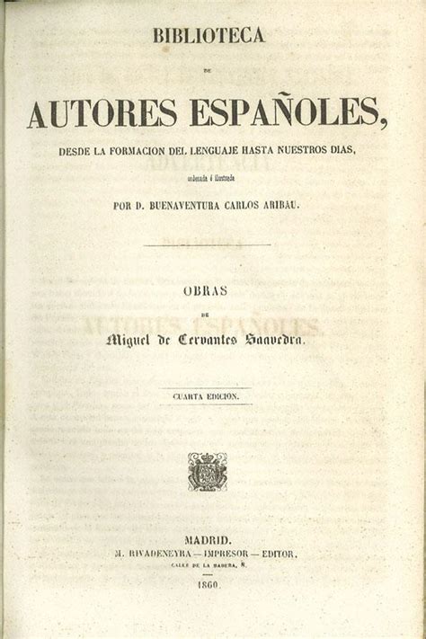 Obras de Miguel de Cervantes Saavedra / Miguel de ...