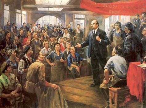 Ocho pinturas sobre Lenin en vísperas del aniversario de ...