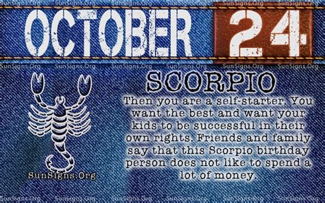 October 24 Zodiac Birthday Horoscope Personality ...