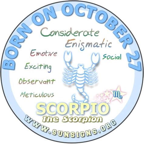 October 27 1993 Zodiac Sign