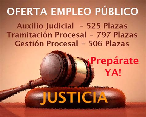 OFERTA EMPLEO PÚBLICO MINISTERIO DE JUSTICIA | Grupo Venfor