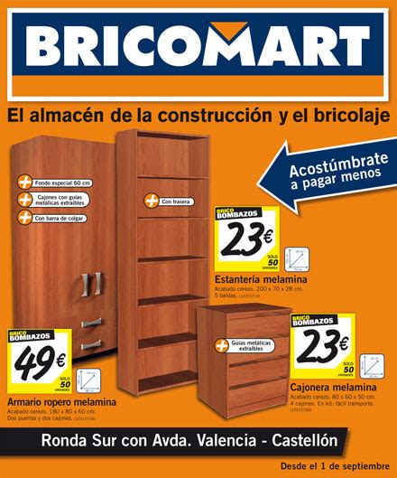 Ofertas septiembre Bricomart Bricomart. Castellón noticias ...