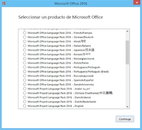 Office 2016 Multilenguaje Pack & Language Interface Pack ...
