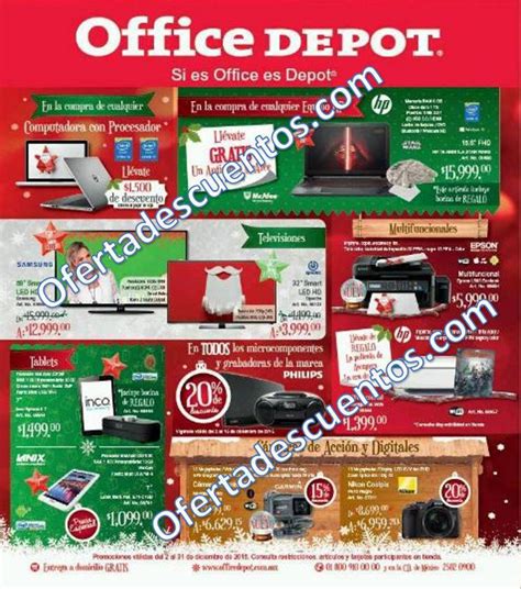 Office Depot: Folleto de Ofertas de Diciembre 2015