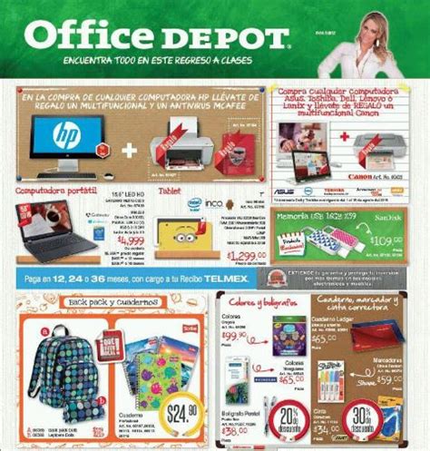 Office Depot: Folleto de Promociones Agosto 2015