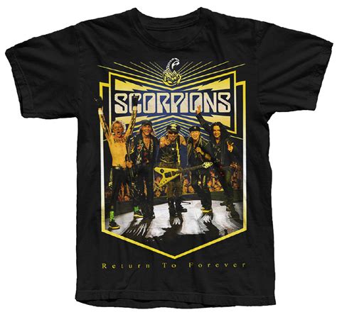Official T Shirt The SCORPIONS Return to Forever STAGE ...