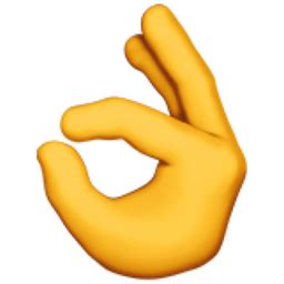 OK Hand Emoji  U+1F44C