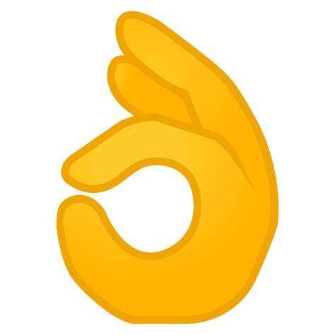 OK hand Icon | Noto Emoji People Bodyparts Iconset | Google