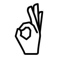 Ok hand icons | Noun Project