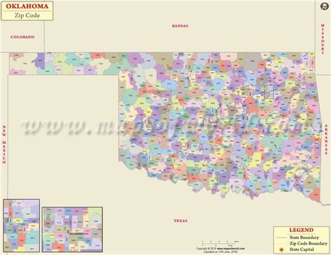Oklahoma Zip Codes   Map, List, Counties, and Cities