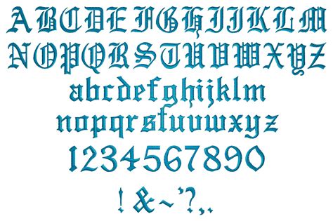 old english calligraphy alphabet Gallery