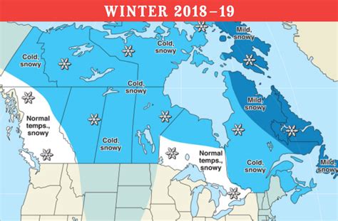 Old Farmer s Almanac Winter Weather Forecast 2019: Canada ...