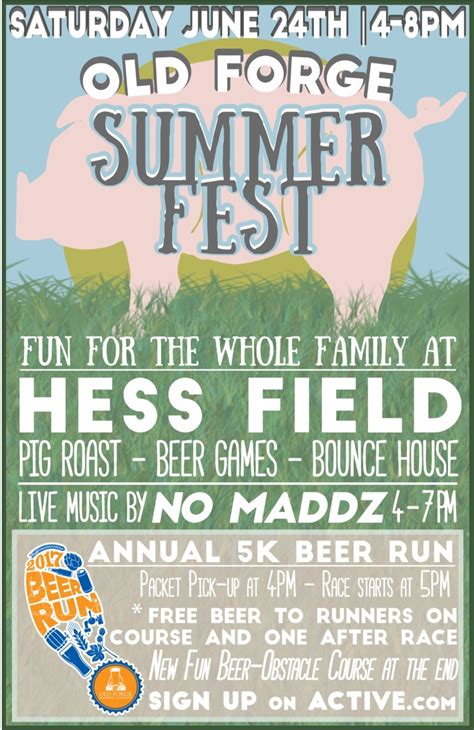 Old Forge Brewing Company 2017 5k Beer Run & Summer Fest ...