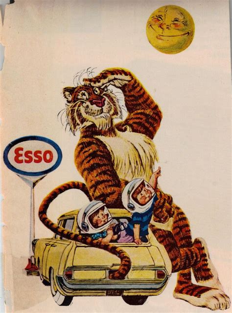 Old Gas Station Signs 1960s Esso Tiger Display Sign made ...