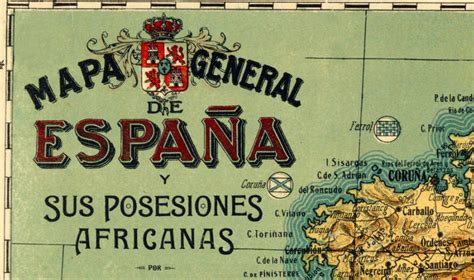 Old Map of Spain 1900 Mapa España   OLD MAPS AND VINTAGE ...