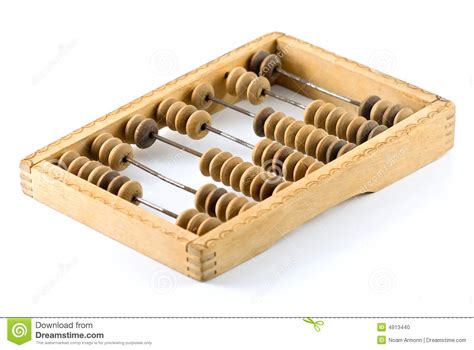 Old Wooden Calculator Stock Photo   Image: 4913440
