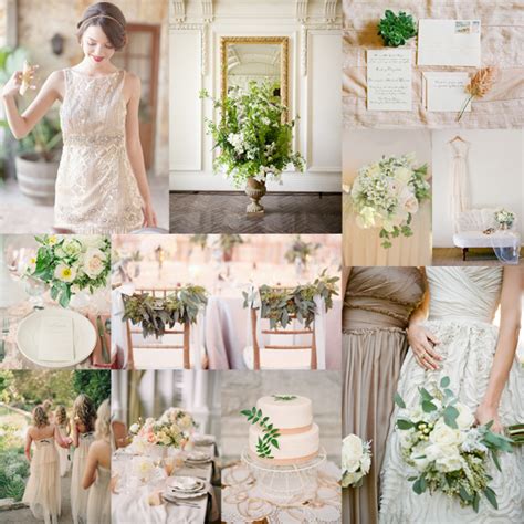 Olive & Blush Wedding Inspiration Board
