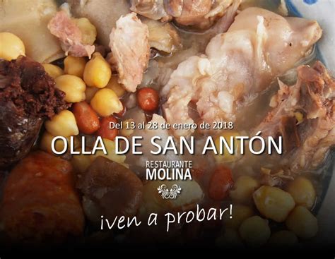 Olla de San Antón 2018   Restaurante Molina en Huétor Vega