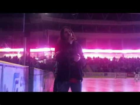 One Bad Son singer Shane Volk sings national anthem   YouTube