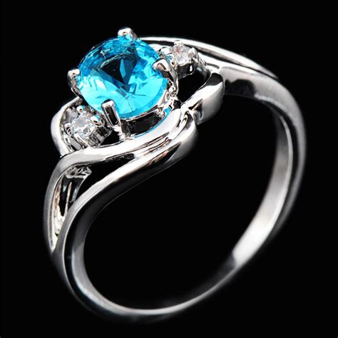 Online Buy Wholesale cheap aquamarine rings from China ...