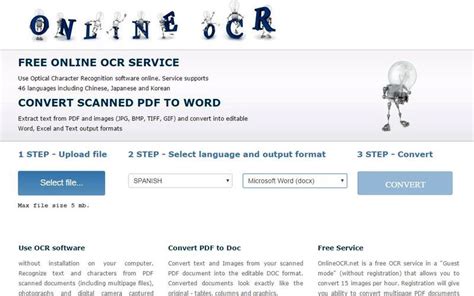 Online OCR: extrae el texto de documentos PDF e imágenes ...