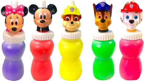 Opening Paw Patrol and Mickey Mouse Slime   YouTube