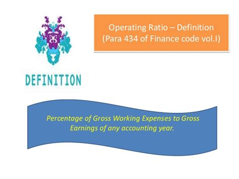 Operating ratio ppt