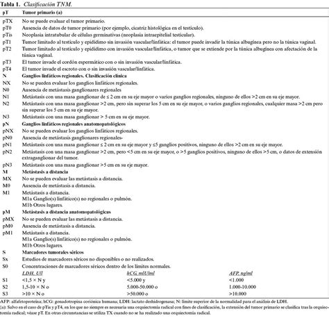 Opiniones de sistema tnm para estadiaje de tumores