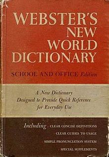 Opinions on websters new world college dictionary