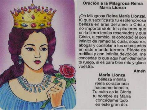 Oración a María Lionza para el dinero Oraciona