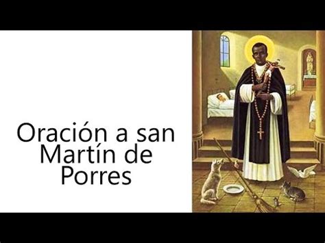 ORACION A SAN MARTIN DE PORRES   YouTube