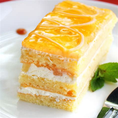 Orange Sponge Cake Recipe