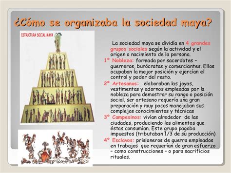 Organización económica y social de los mayas