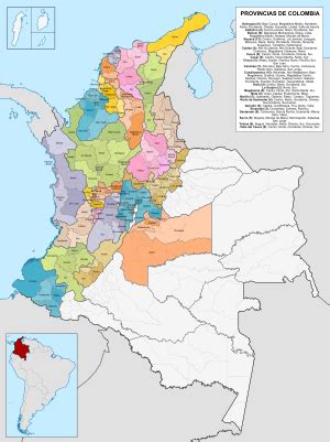 Organización territorial de Colombia   Wikipedia, la ...