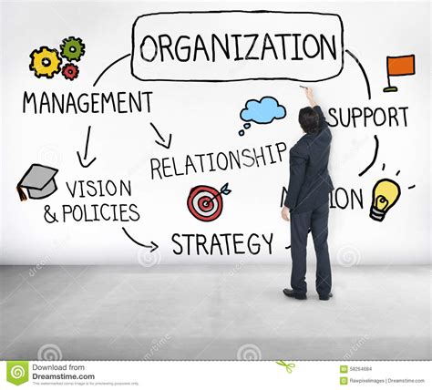 Organization Management Team Group Company Concept Stock ...