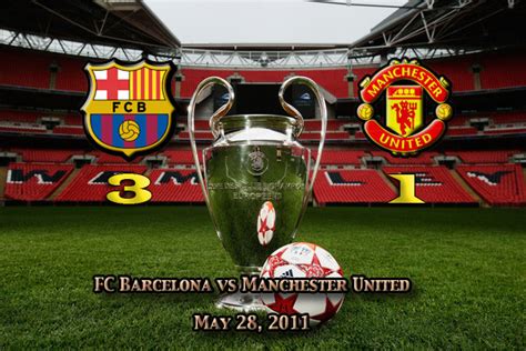 Orionids Unofficial: UCL Final: Barcelona vs Manchester ...