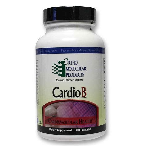 Ortho Molecular Products Cardio B   120 Capsules ...