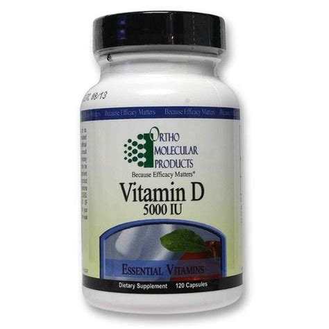 Ortho Molecular Products Vitamin D 5000 IU   120 Capsules ...