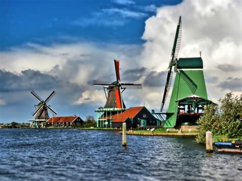 Os famosos moinhos da Holanda em Zaanse Schans » Conexão ...