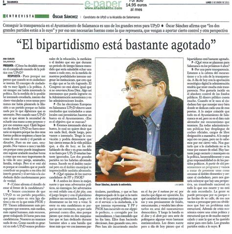 Óscar Sánchez Alonso   artículos; entrevistas; dirección ...