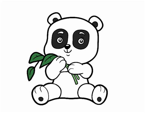 Oso Panda Colorear. Affordable Panda Bear Digital Stamps ...