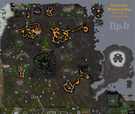osrs wilderness map Gallery