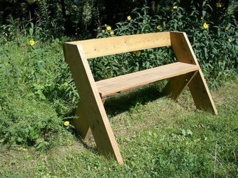 Outdoor bench with back, simple outdoor wood bench plans ...