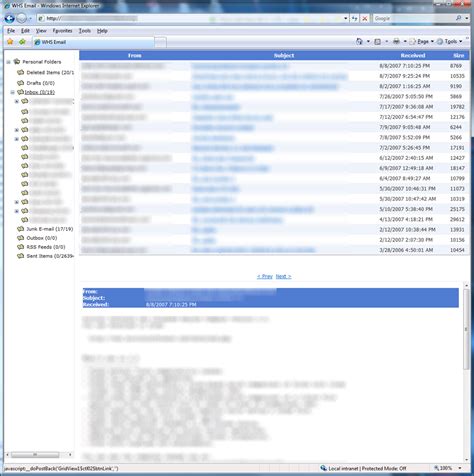 Outlook Webmail Add in for Windows Home Server ...