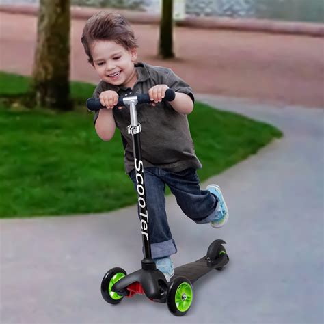 OxGord Scooter for Kids   Deluxe 3 Wheel Glider with Kick ...