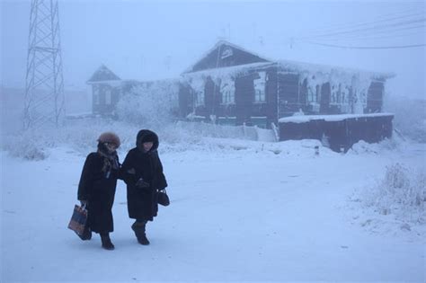Oymyakon in Russia is the coldest inhabited place on earth ...