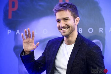 Pablo Alborán durante la presentación de su disco  Prometo ...